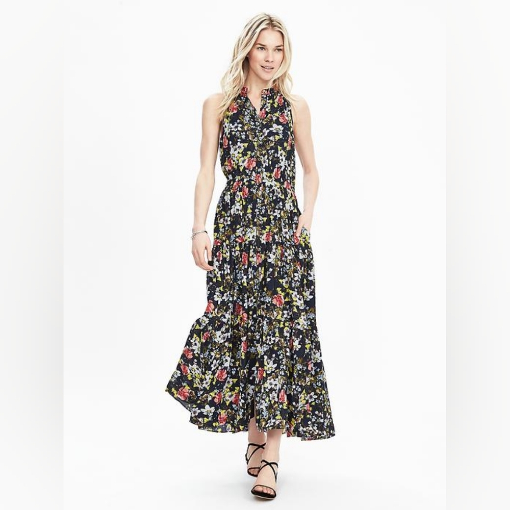 Banana Republic Floral Maxi Dress